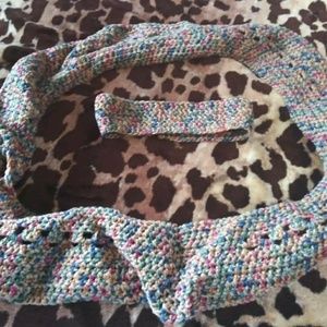 Women Infinity Scarf and Headband set